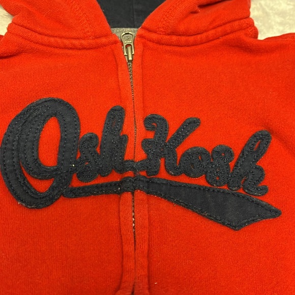 18-25M Oshkosh full zip hoodie - Picture 2 of 3